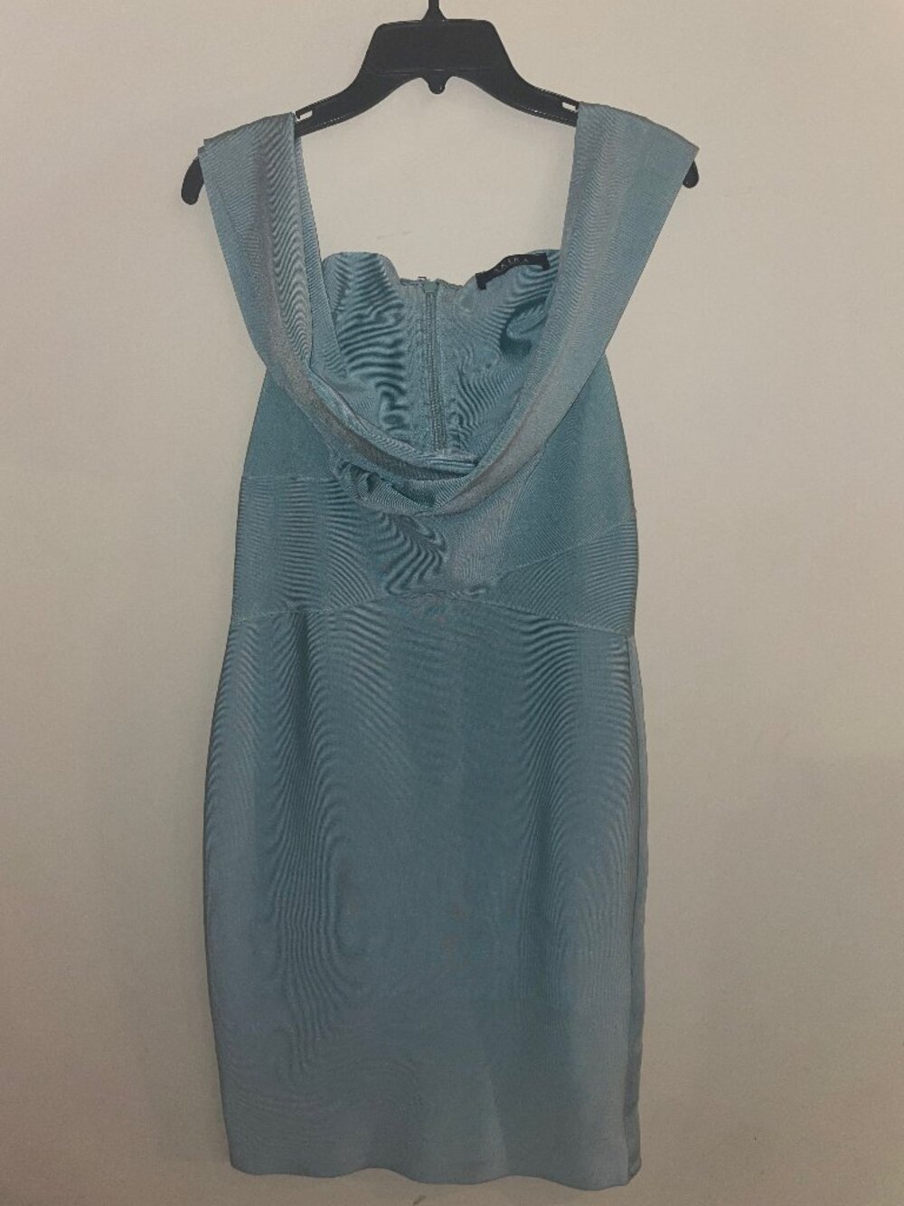 AKIRA Teal Blue Bandage Bodycon Mini Dress 2XL